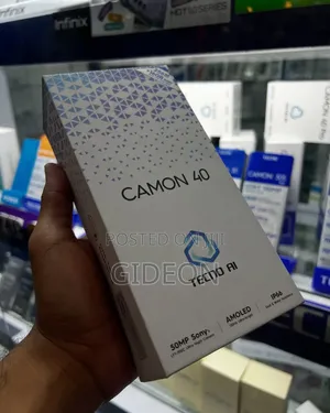 New Tecno Camon 40 128 GB Blue