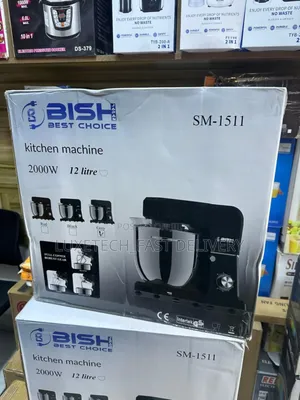 Bish Stand Mixer 12l Stainless Steel Bowl
