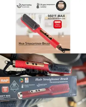 Raf R412r Hair Straightener Brush