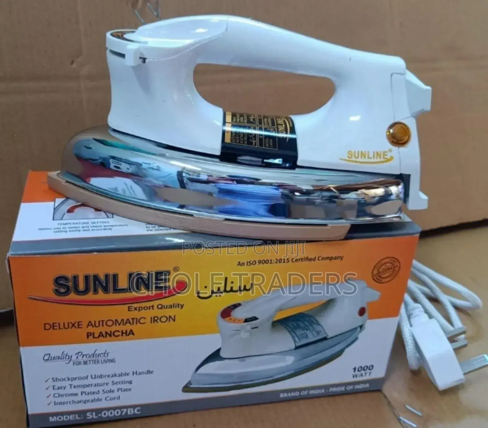 Sunline Deluxe Automatic Iron Plancha