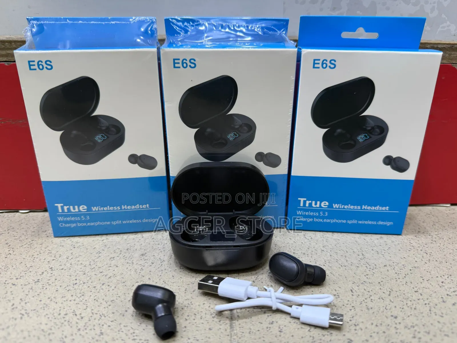 E6s Original Earbuds (Bass Kubwa)