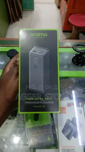 Oraimo Powerjet Powerbank 130watts (Charge Laptop and Phone)