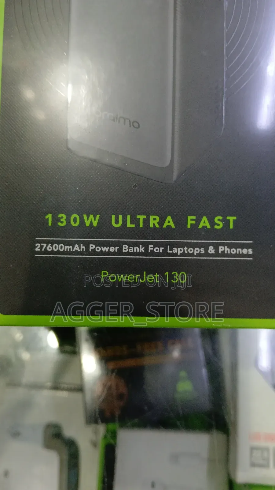Oraimo Powerjet Powerbank 130watts (Charge Laptop and Phone)