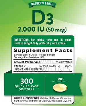 Natures Truth High Potency Vitamin D3