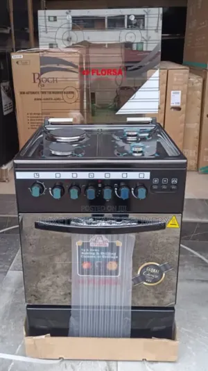 Florsa 60x60cm Cooker 3 Gas + 1 Electric Hob + Oven Electric