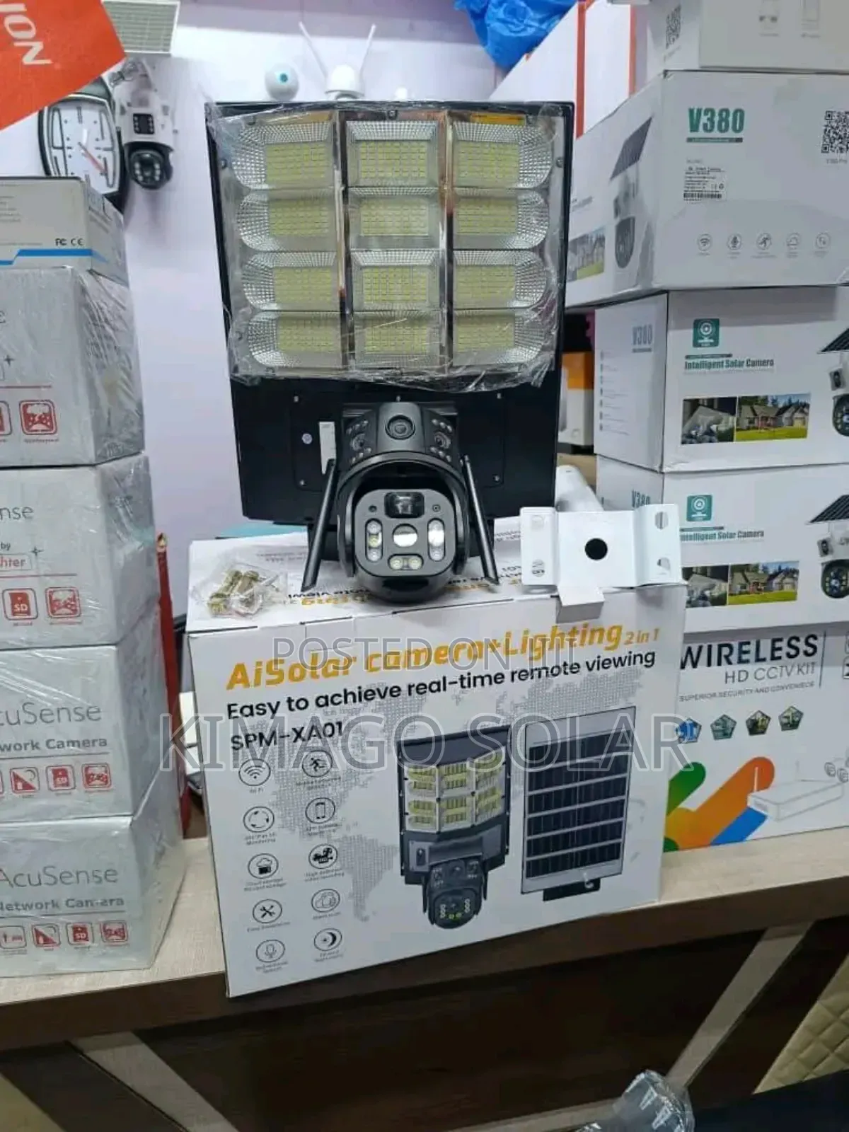 Taa Solar 600w Sio McHezo Sio Ya Kukosa Ina Security Camera