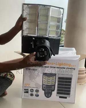Solar Street Light 600w Unapata Na Camera Yani 2 In 1