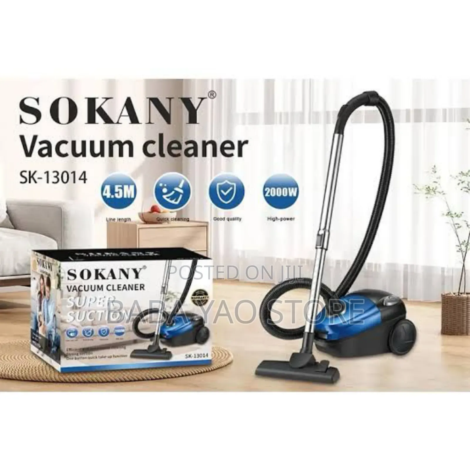 Sk-13014 Multi-Surface 4 5 Line Length Vaccum Cleaner