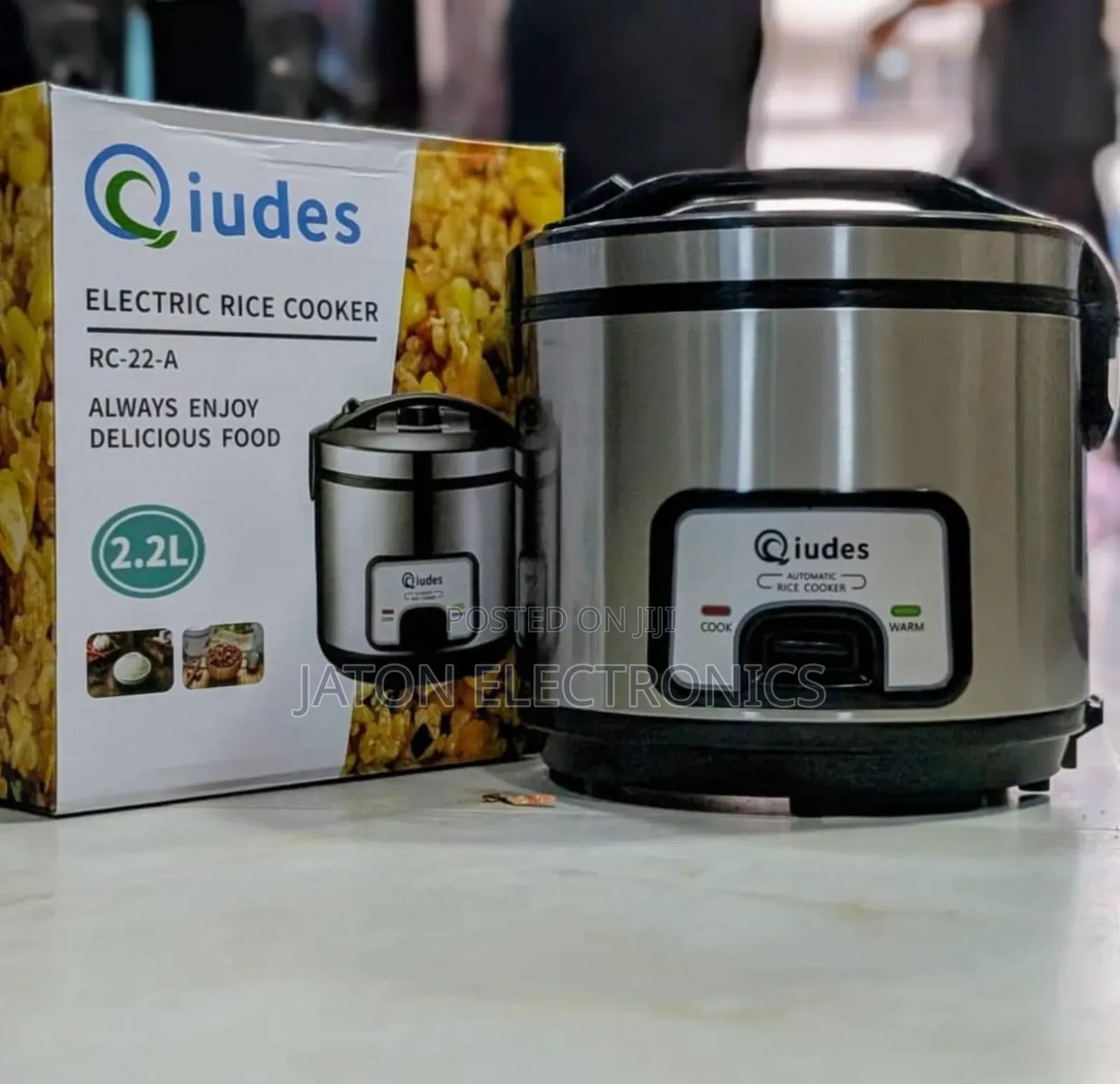 Qiudes Rice Cooker 2.2l