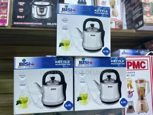 Bish Electric Kettle 6l Stainless Steel