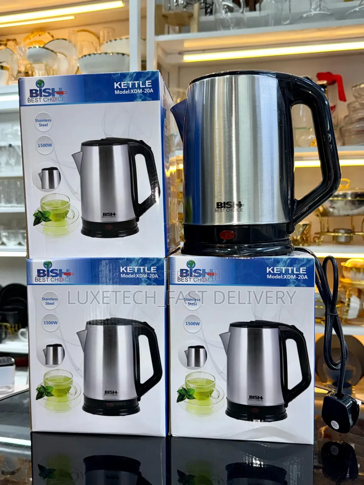 Bish Electric Kettles 2l Water Boiler