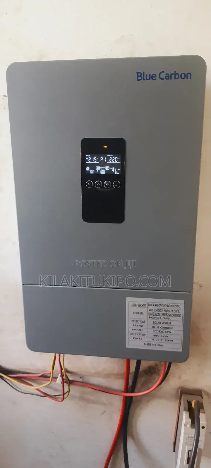 Blue Carbon Hybrid Inverter 48v-6kw With Parallel Function