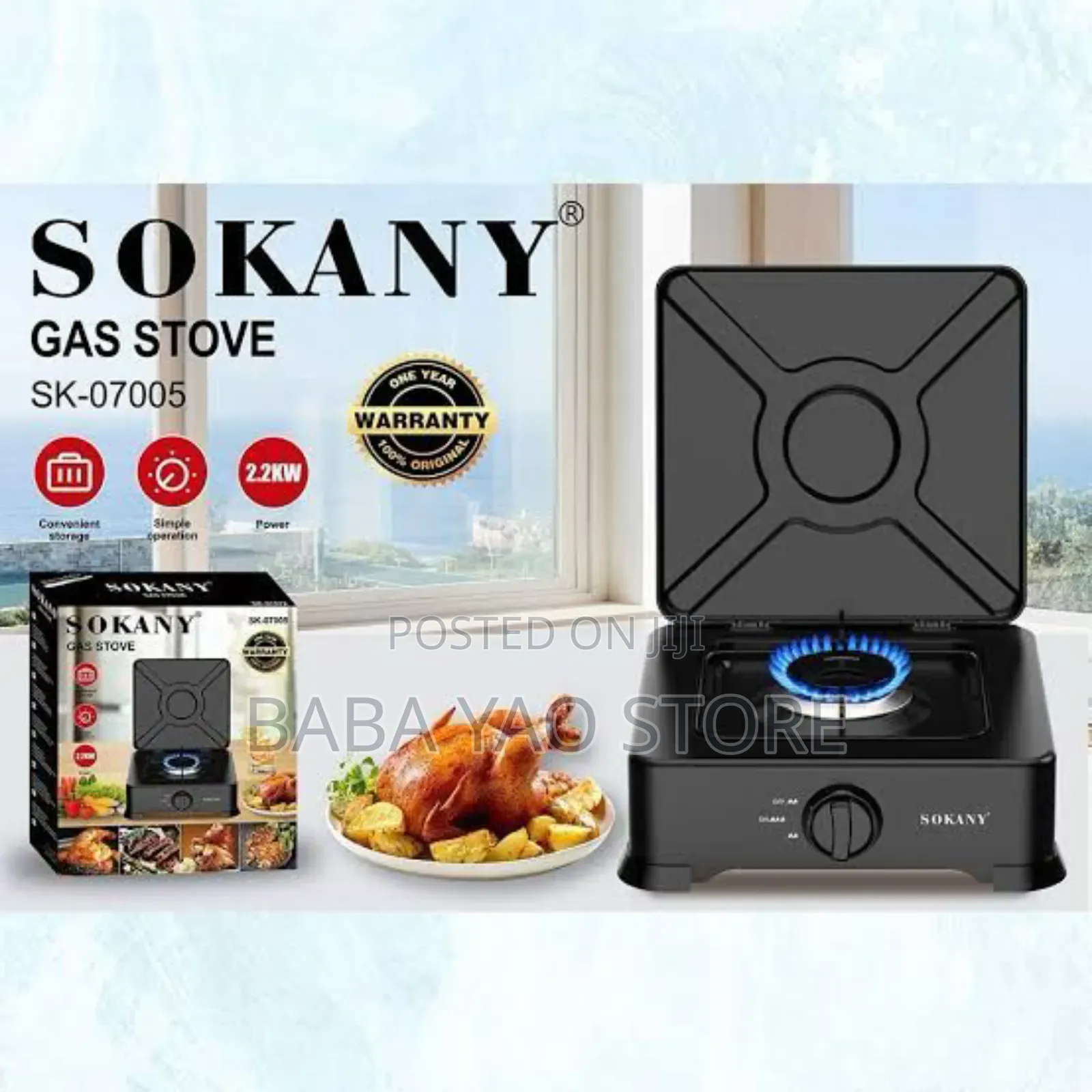 Sk-07005 Household Gas Stove 100% Original