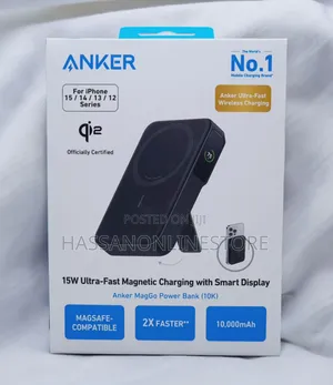 Anker Power Bank Maggo 10000mah Qi2 Certified 15w A1654h11