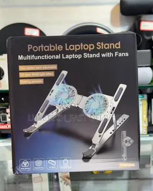 Portable and Multifunctional Laptop Stand With Cooling Fans