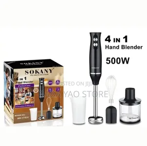 4in1 Sk768-4 Multi Function Kitchen Master Handheld Blender.