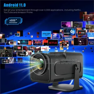 Hy320 Smart Outdoor Projector 1080p 200 Ansi Lumens