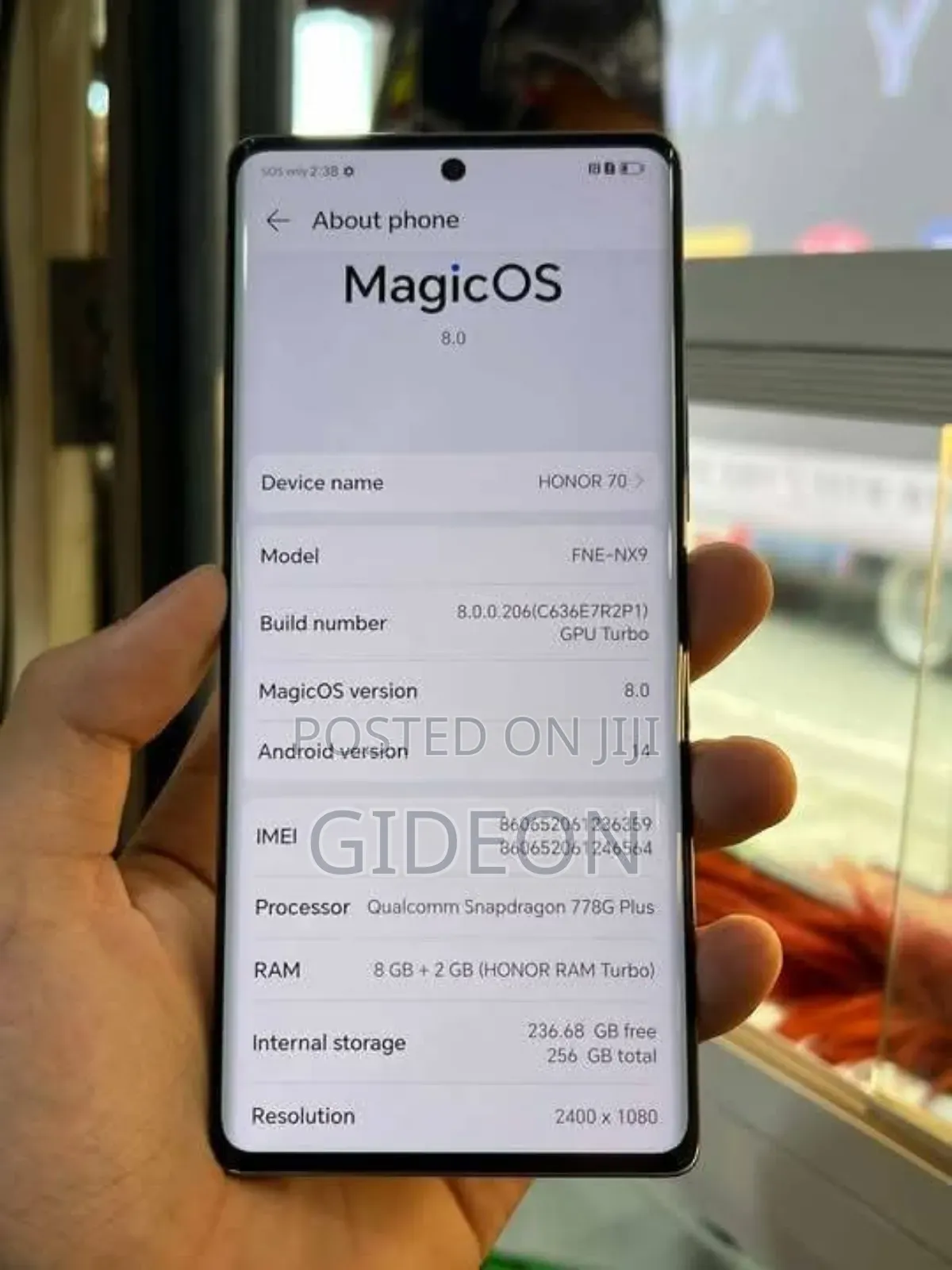 Honor 70 128 GB Silver