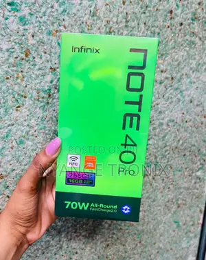 New Infinix Note 40 Pro 256 GB Black