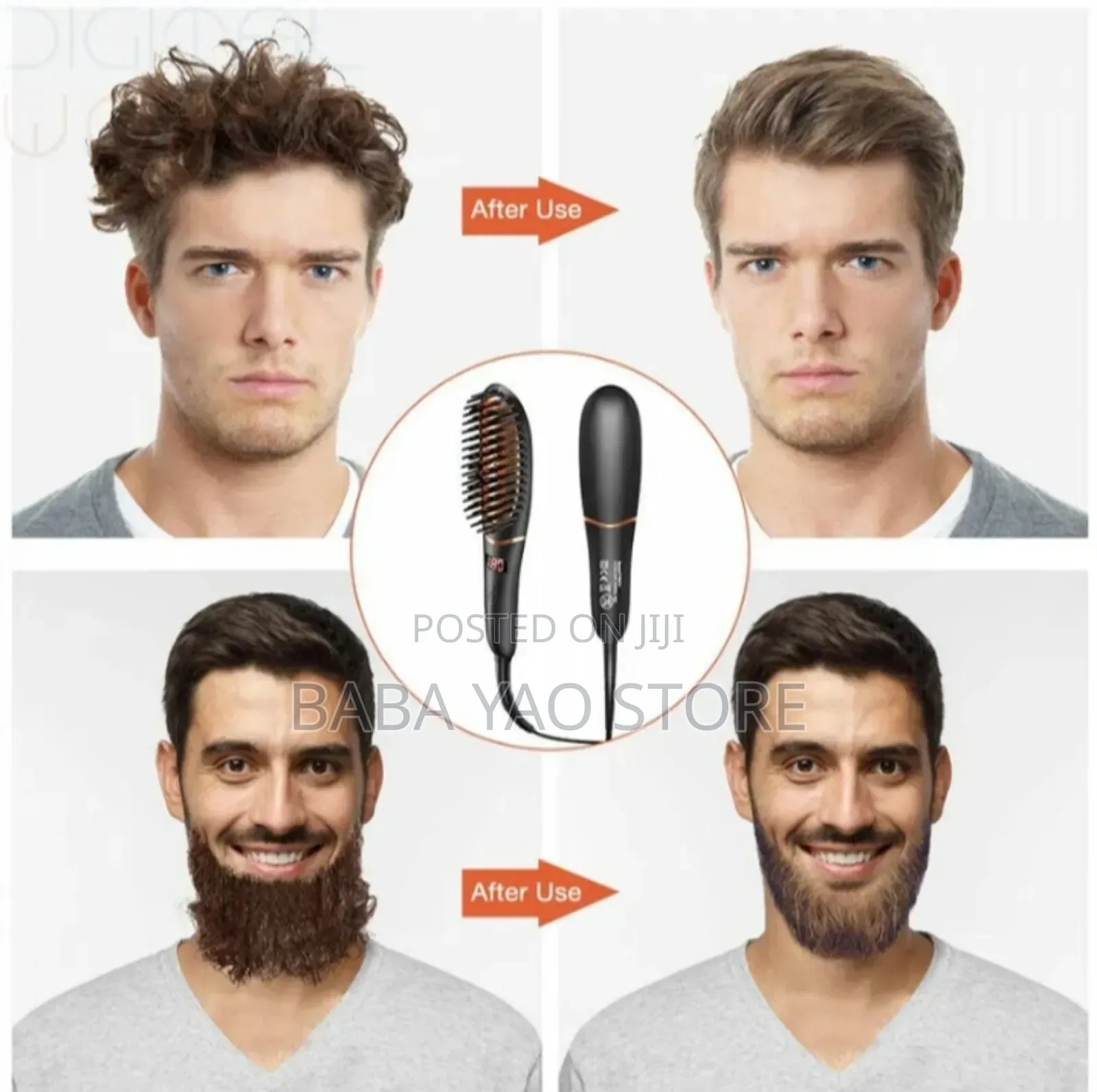 Multi Functional Hair Straightener Brush 100% Original.