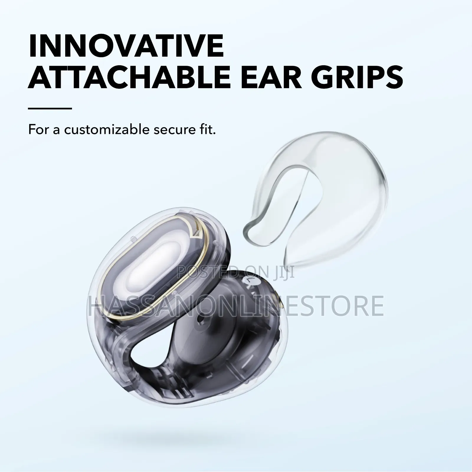 Soundcore by Anker C30i Open-Ear Clip Earbuds Clarity Black