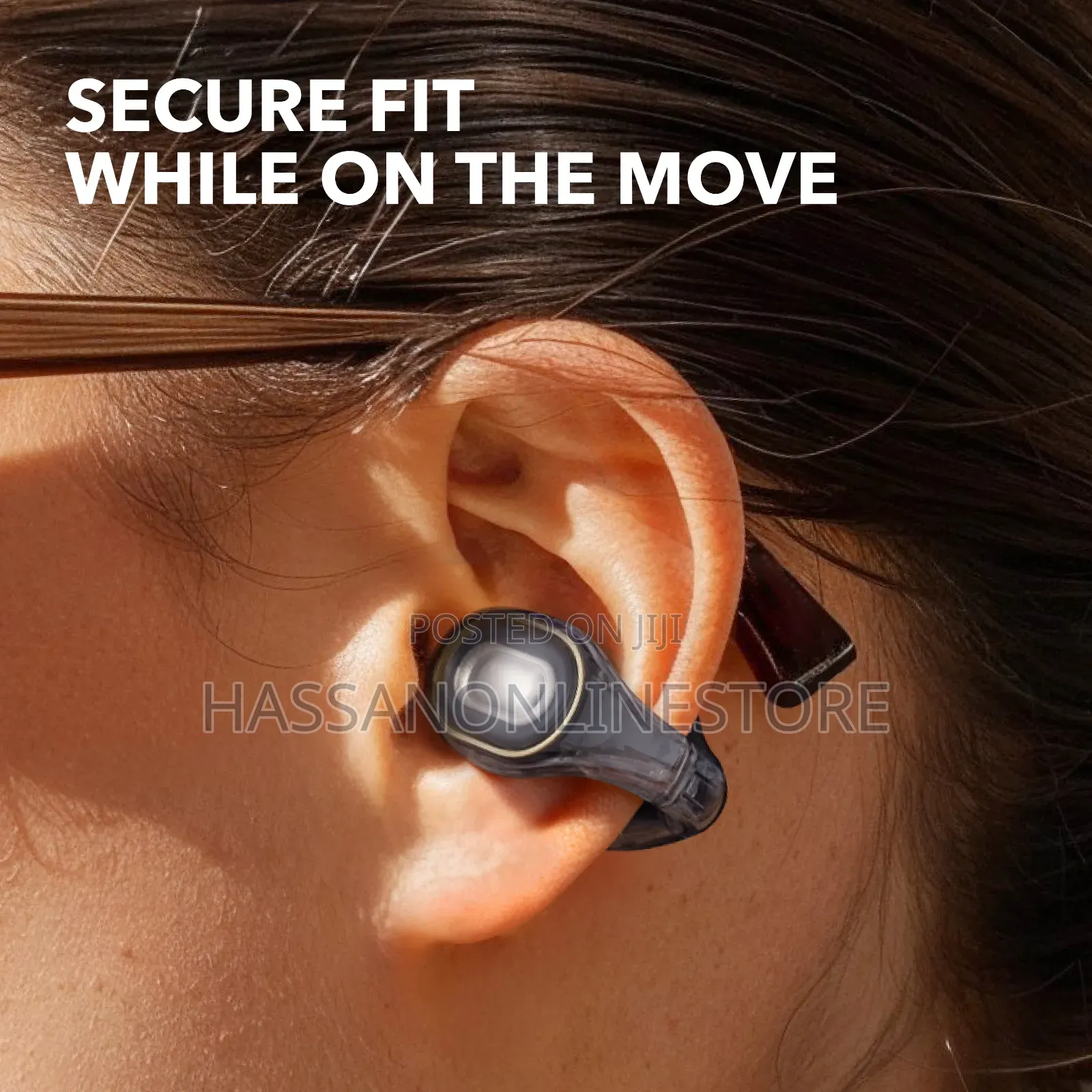 Soundcore by Anker C30i Open-Ear Clip Earbuds Clarity Black