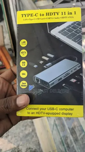 Type-C 11-in-1 Docking Station Usb-C Into Multiple Ports