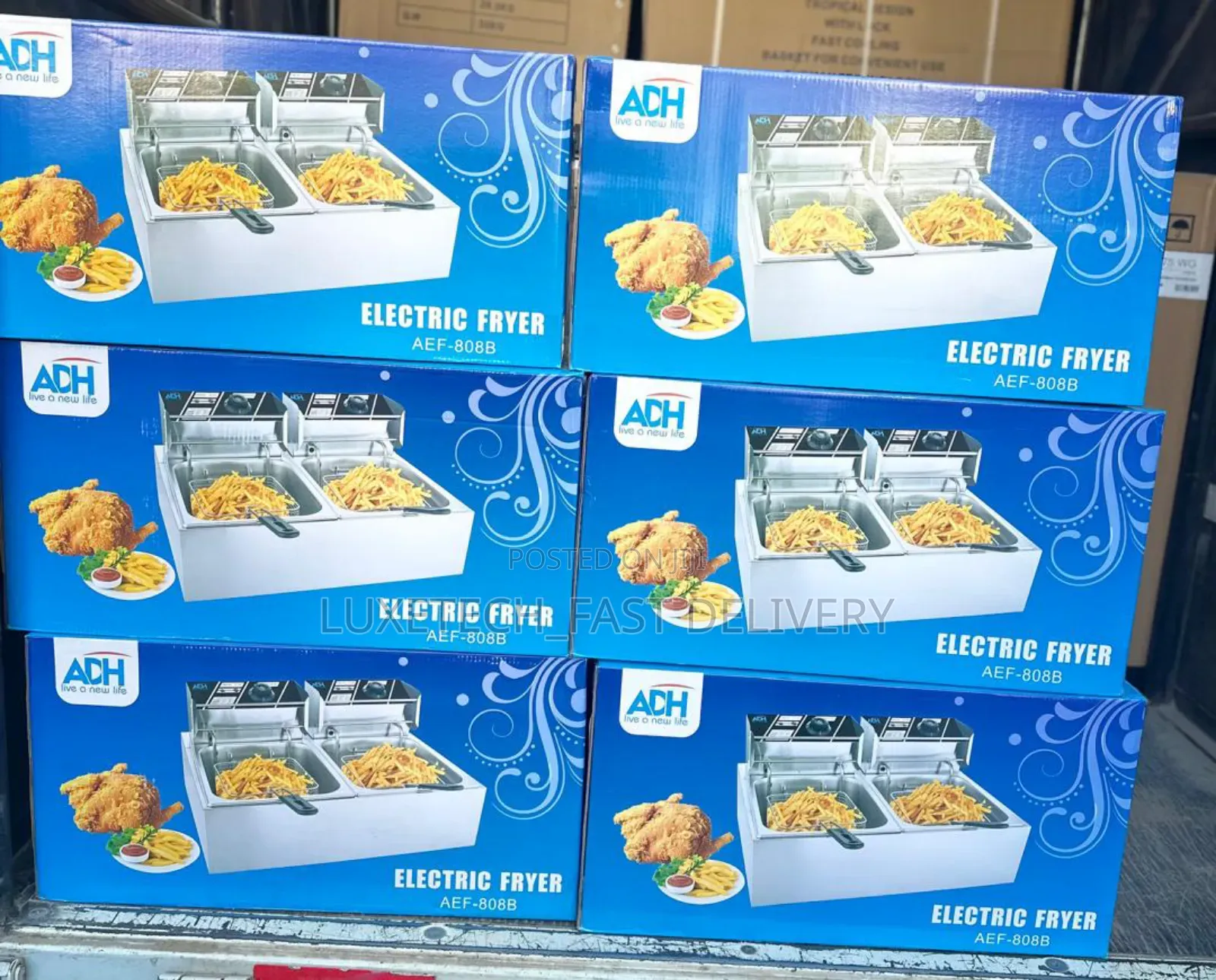 Adh 12 Liters Commercial Deep Fryer for Frying Food