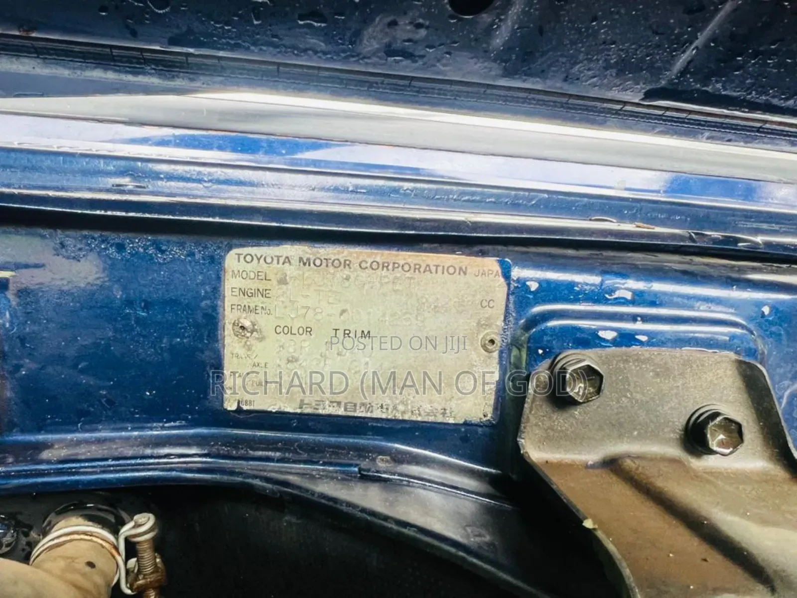 Toyota Land Cruiser 2004 Blue