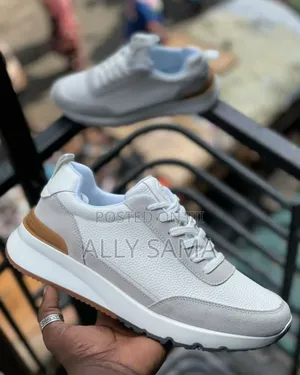 Men's Sneakers Material Leather New Shoes in Town 2025