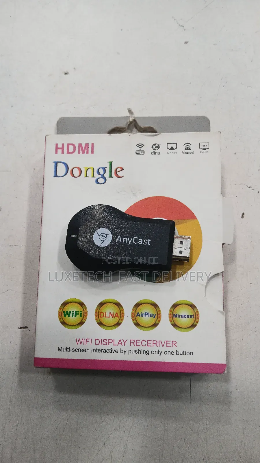 Anycast HDMI WiFi Display Dongle | Miracast, AirPlay, DLNA, Mirroring