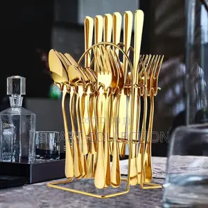24 PCS Spoon Set (Gold)
