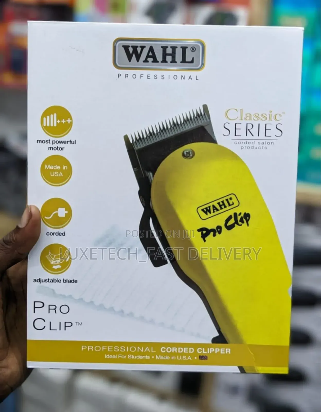 Wahl Professional Pro Clip Hair Clipper – Corded Barber Machine
