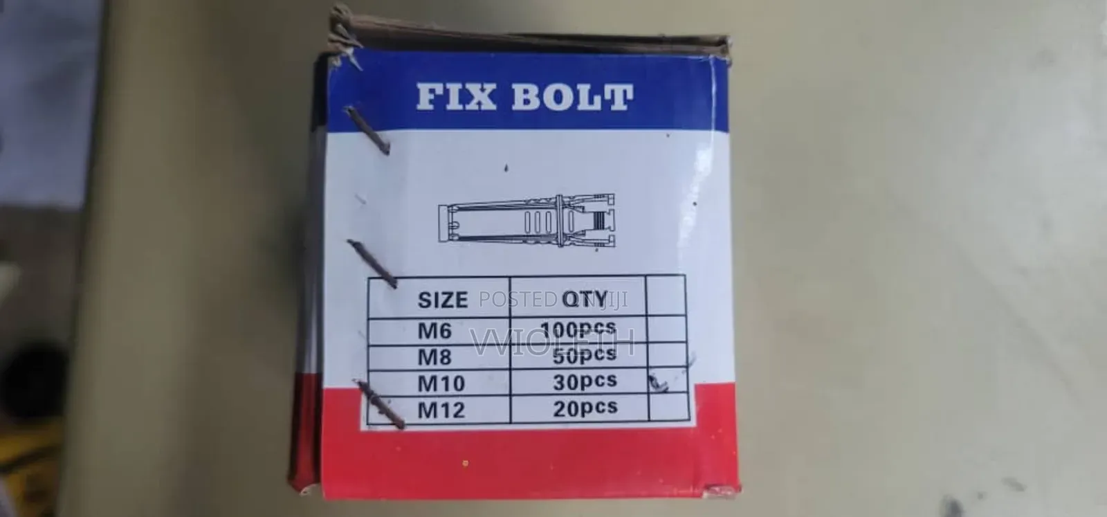 Fix Bolt Screw