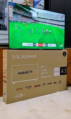Solarmax 43 Inch Smart Android TV Full Hd Frameless