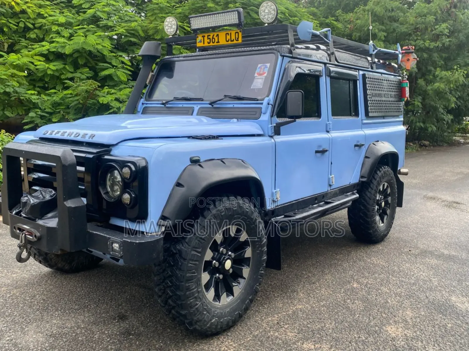 Land Rover Defender Soft Top 4x4 1995 Blue