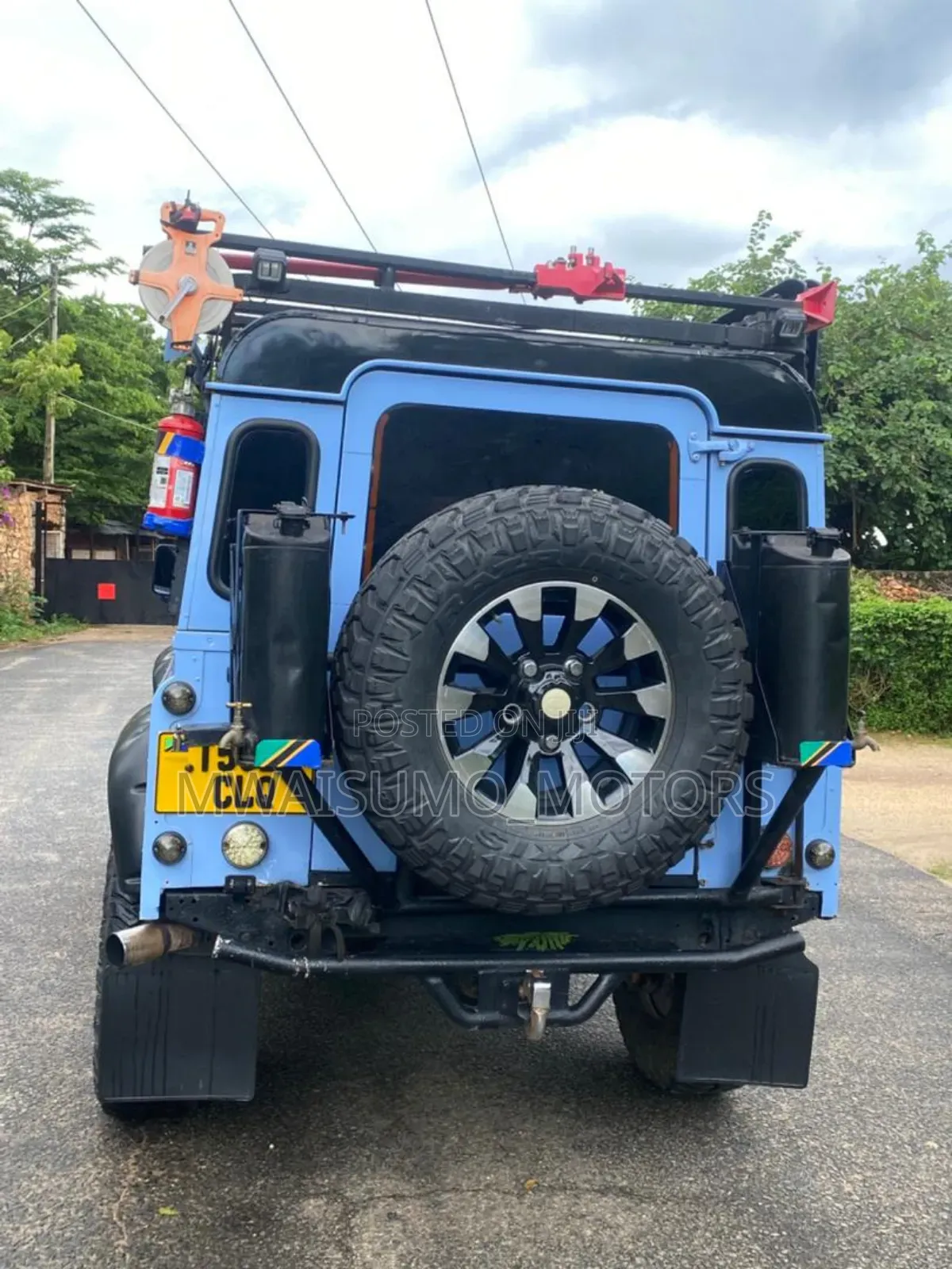 Land Rover Defender Soft Top 4x4 1995 Blue