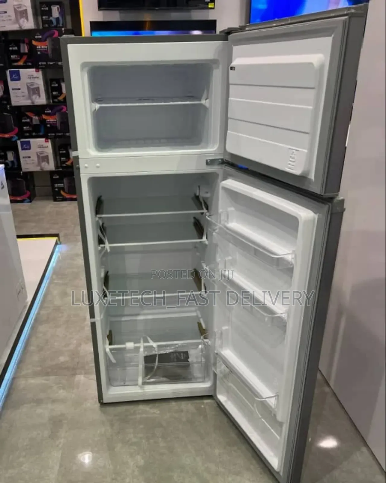 Evvoli Double-Door Fridge 225l