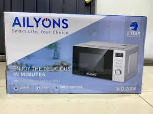 Ailyons 20l Microwave Oven Grill, Model Lmo-2004.