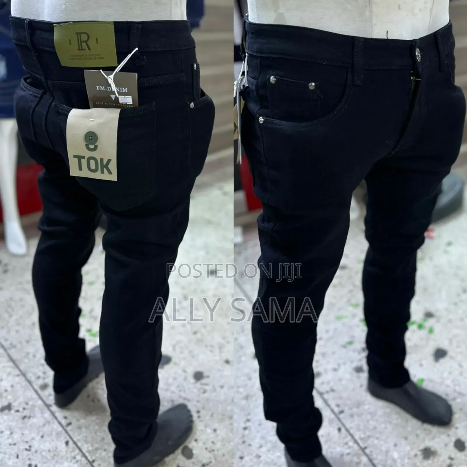 Men's Jeans Full Black Quality