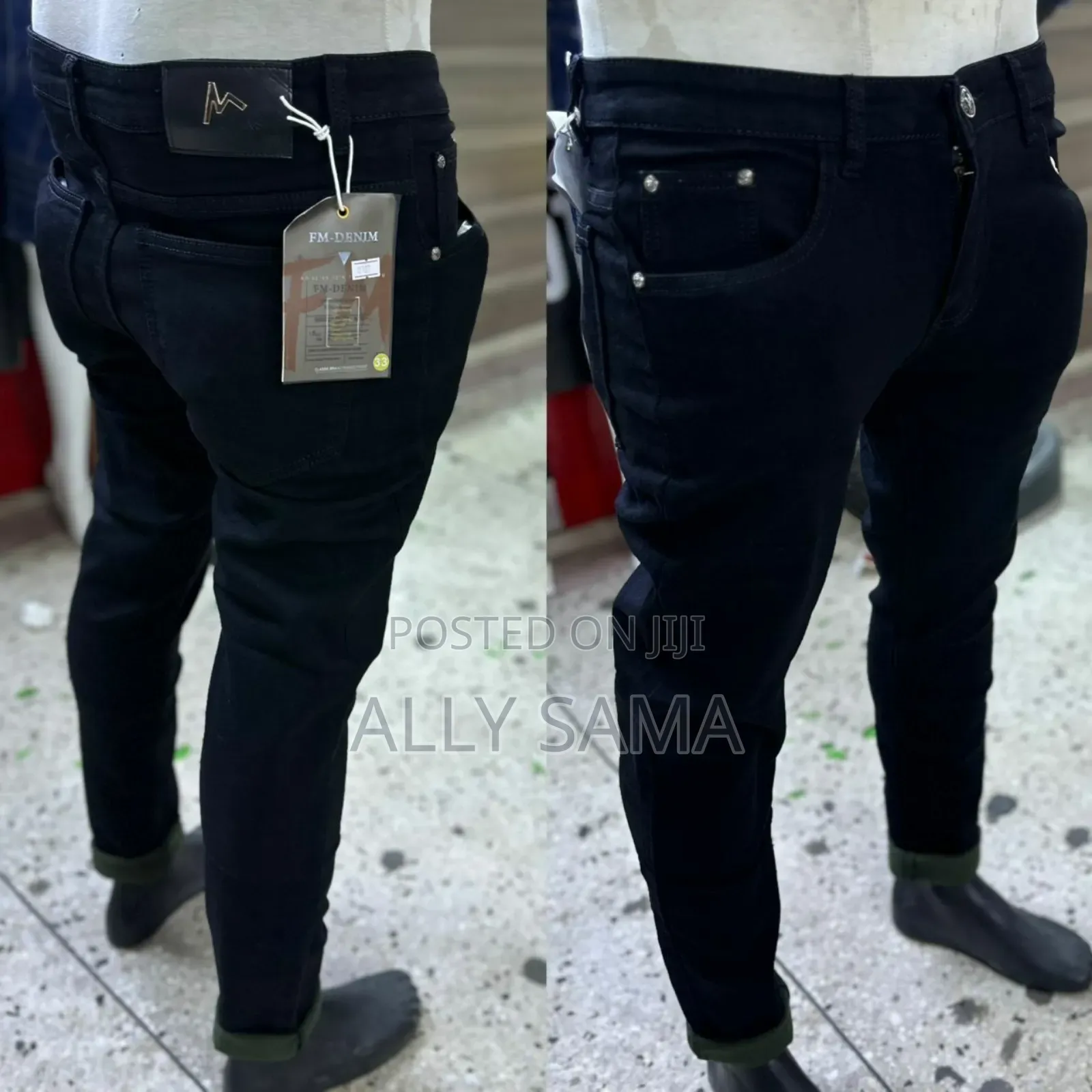 Men's Jeans Full Black Quality