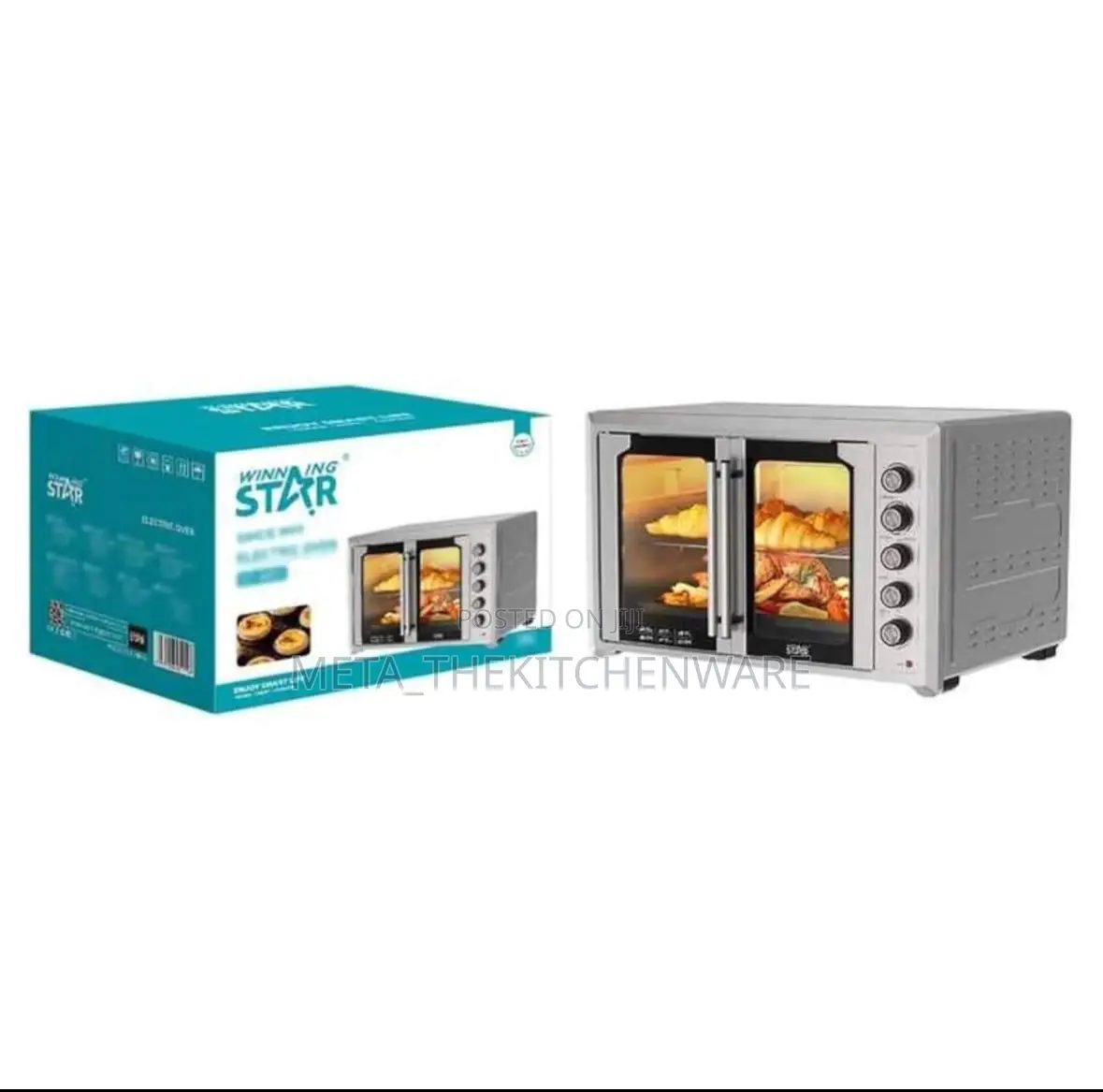 Winning Star Electric Double Door Oven 100l