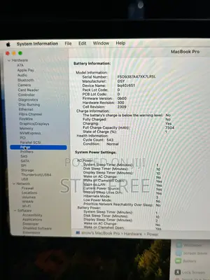 Laptop Apple MacBook Pro 2019 32GB Intel Core I9 SSD 512GB