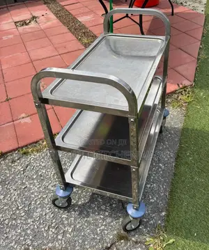 3 Tier Stainless Steel Trolley