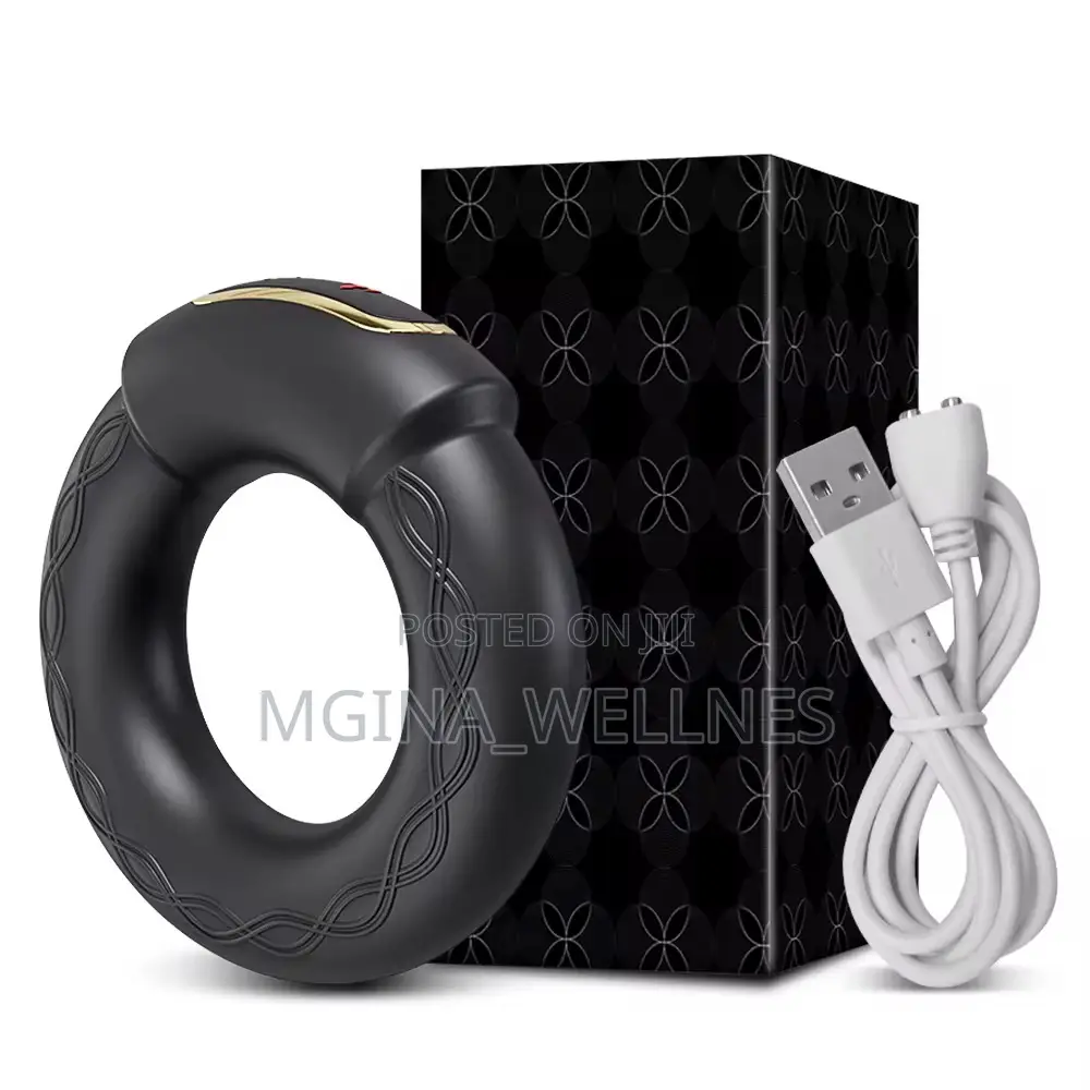 Vibrating Cock Ring, 9 Vibrations With Heating Penis Feature