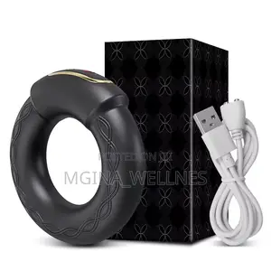Vibrating Cock Ring, 9 Vibrations With Heating Penis Feature