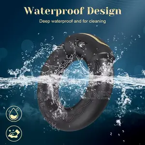 Vibrating Cock Ring, 9 Vibrations With Heating Penis Feature