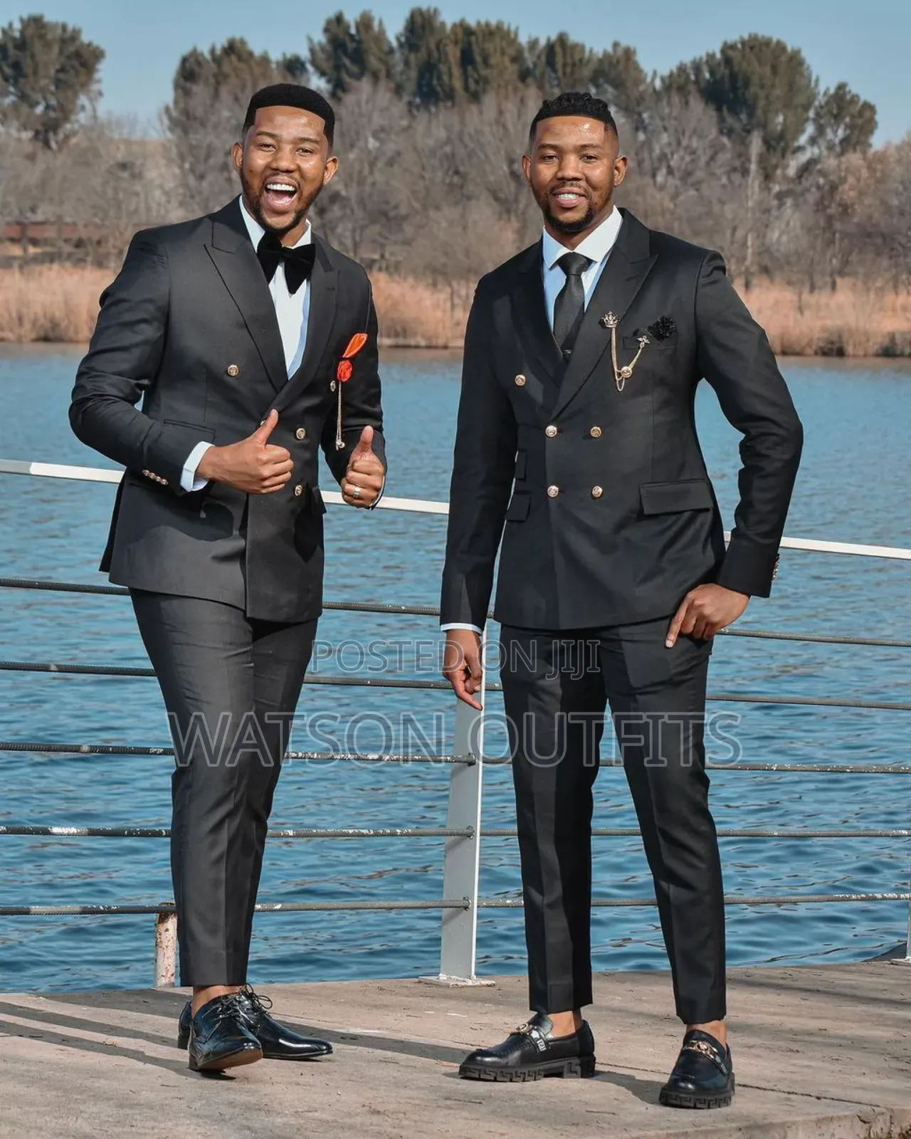 Six Buttons Male Wears/Suits With Golden Buttons