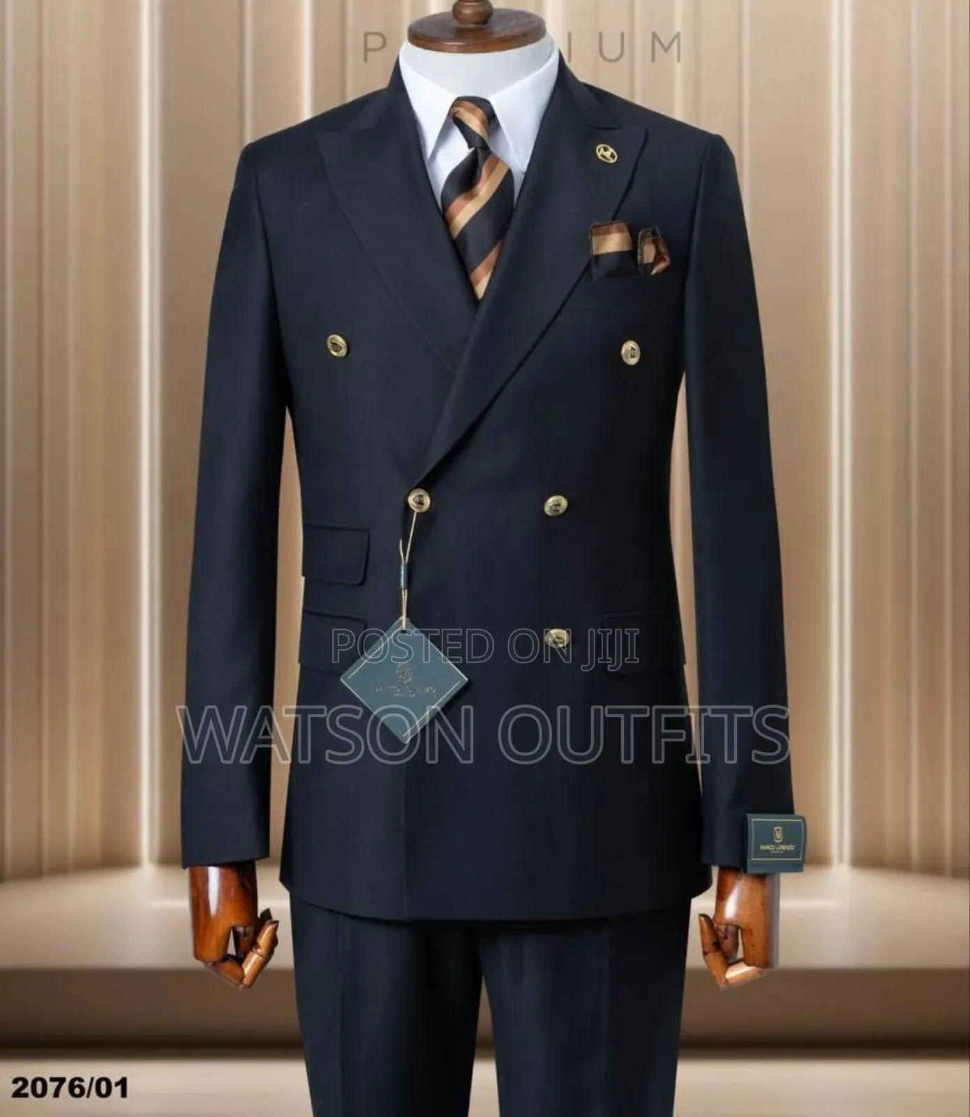 Six Buttons Male Wears/Suits With Golden Buttons
