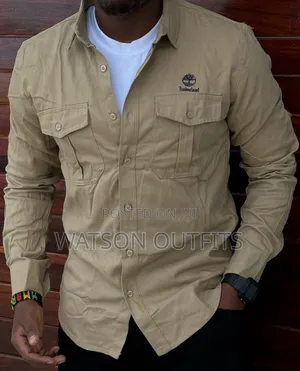 Dominantly and Suitably Double Pockets Male Shirts